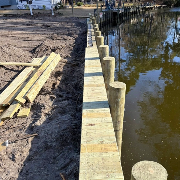 outer banks bulkhead construciton