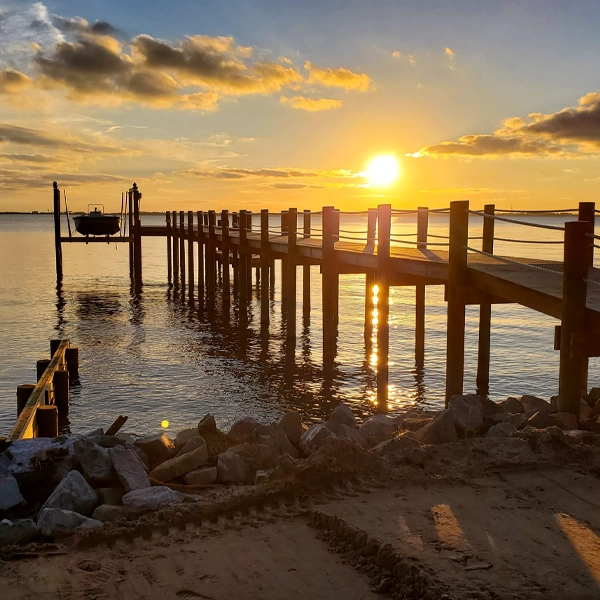 outer banks dock pier construciton